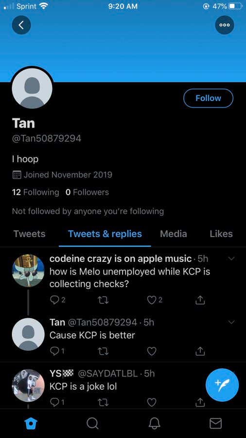 Did The Uncover Another NBA Player Burner Account? You Be The Judge Barstool Sports