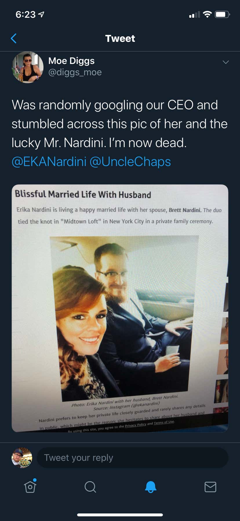 for-immediate-release-erika-nardini-and-i-are-not-married-and-my-name-is-matthew-cothron-not-brett-nardini-barstool-sports