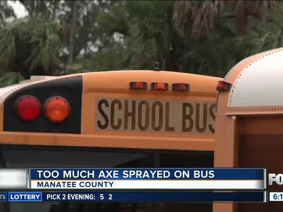 A School Bus Had To Be Evacuated After Someone Decided To Go A Little Too Heavy On The Axe Body Spray