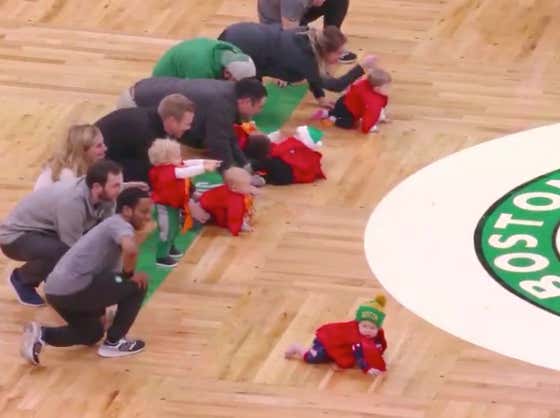 An Absolutely Electric Baby Race Broke Out At The Garden Tonight