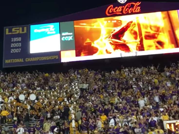 Wake Up With Callin Baton Rouge At Tiger Stadium Barstool Sports