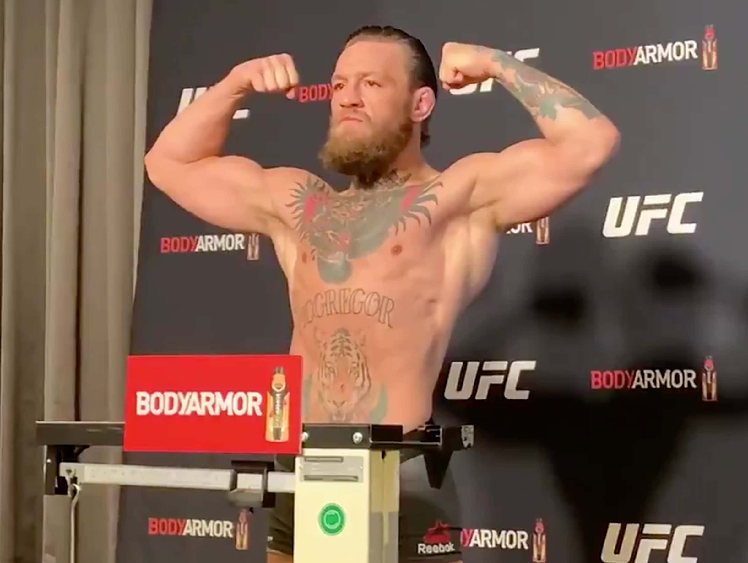 Conor McGregor Is Absolutely YOKED At Welterweight Barstool Sports