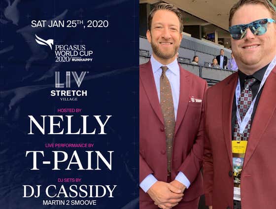 The Worst Partnership In Sports And Business Returns One Week From Today at Pegasus World Cup