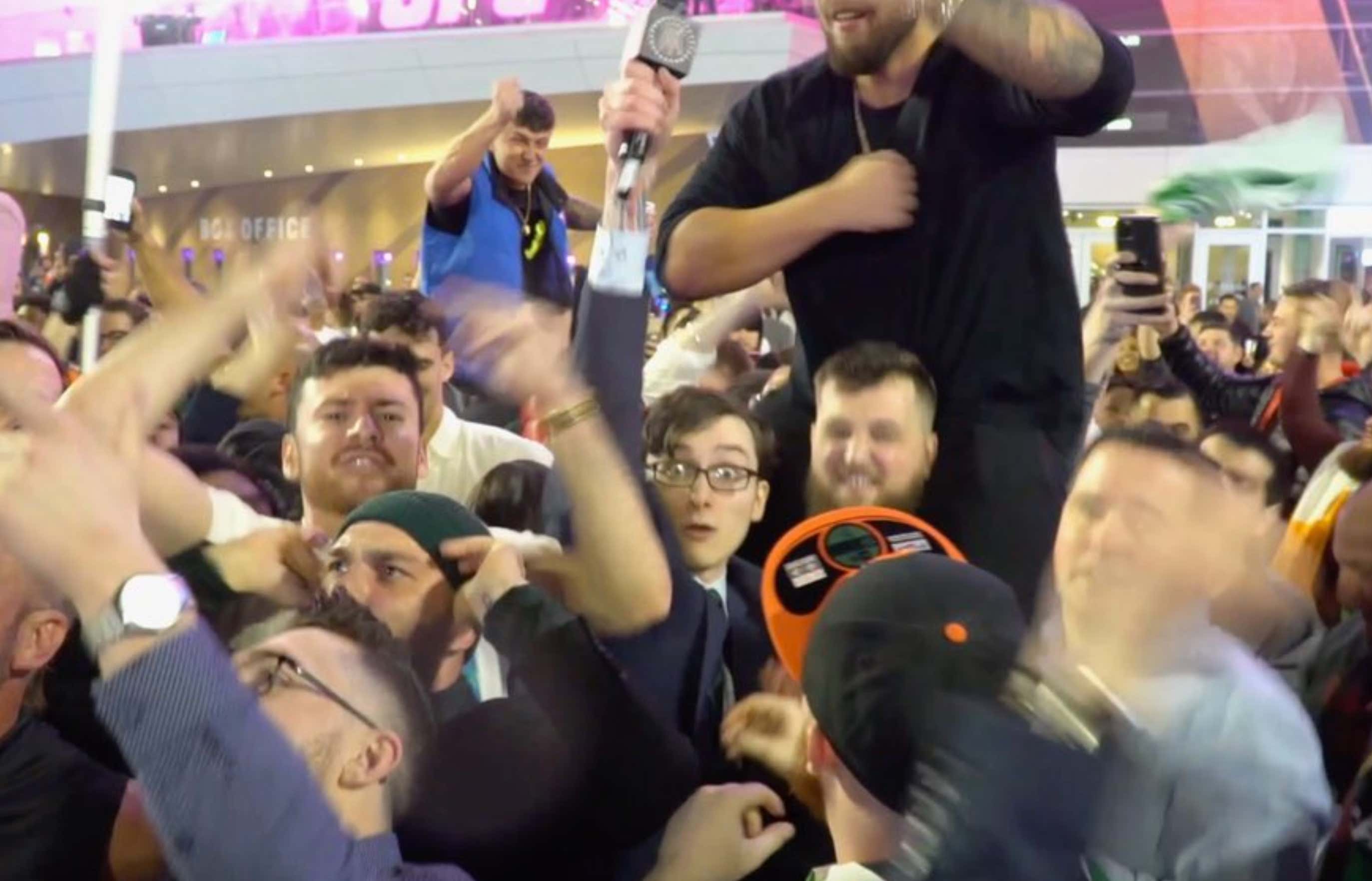 Conor McGregor Fans Celebrate His First Round KO Outside UFC 246