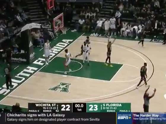 Wichita St hits a 3 at the buzzer to push the 1H -2 spread