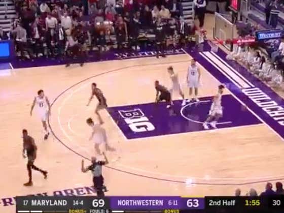 Maryland (-7.5) was down 14 at the half and came back to cover the spread and win 77-66