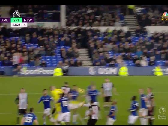 Newcastle scores two goals in extra time to force a draw (+275d) against Everton