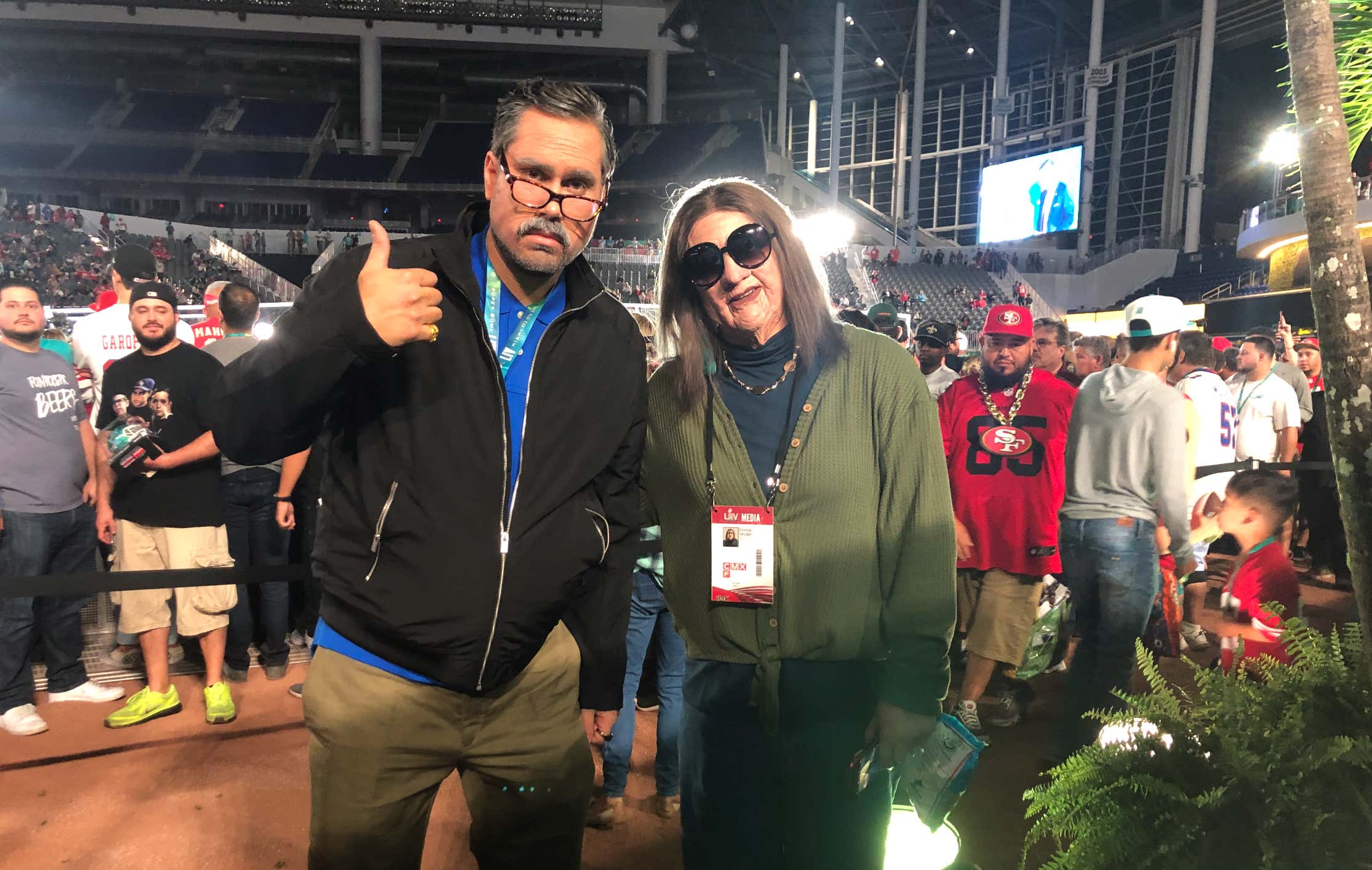 Big Cat & I Had A Wonderful Time At Super Bowl Media Day