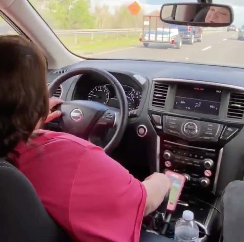 On Our Way To Daytona And I Already Have Debbie Setting Me Up With A Pretty Girl #Daytona500