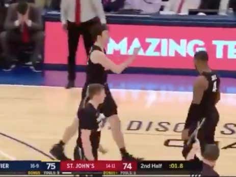 Xavier (-1.5) hits the go ahead bucket with 10 seconds to play.