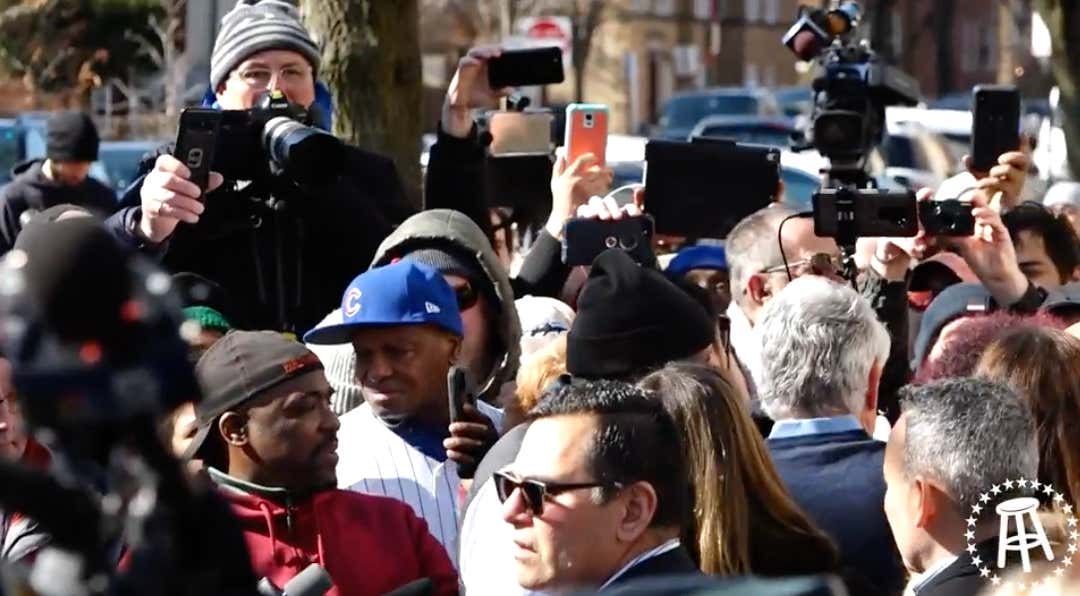 (VIDEO) Barstool Chicago Welcomes Home Rod Blagojevich