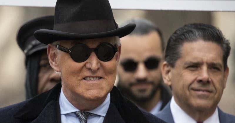 We All Need to Tip Our Cap to Roger Stone for Being the Most Prototypical Cartoon Looking Villain of All Time