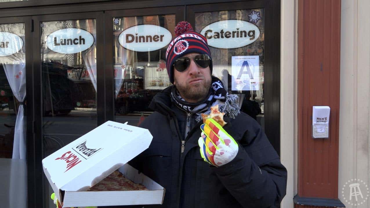 Barstool Pizza Review Classic - Nick's Pizza Bar (Bonus Back Spasm)