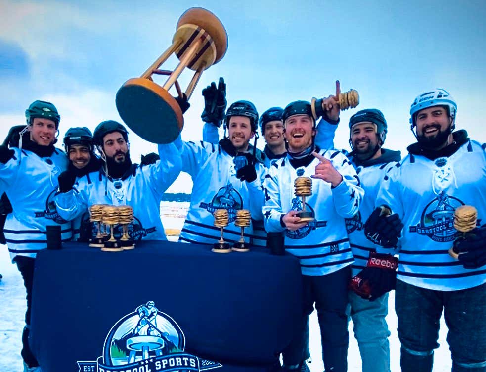 Team Iceland Is Your Barstool Pond Hockey Canadian Champion Barstool