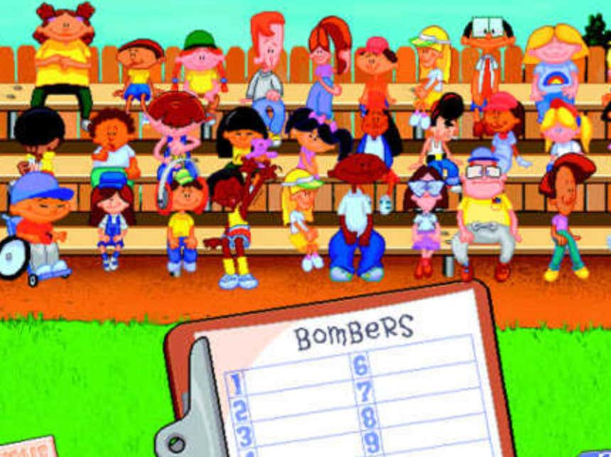 Backyard baseball game