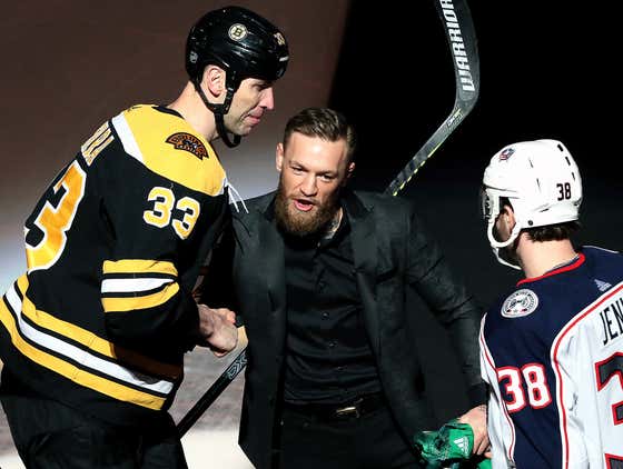 Wake Up With Conor McGregor Dropping The Puck + Brad Marchand Hitting The Billionaire Strut After Winning In OT vs. CBJ