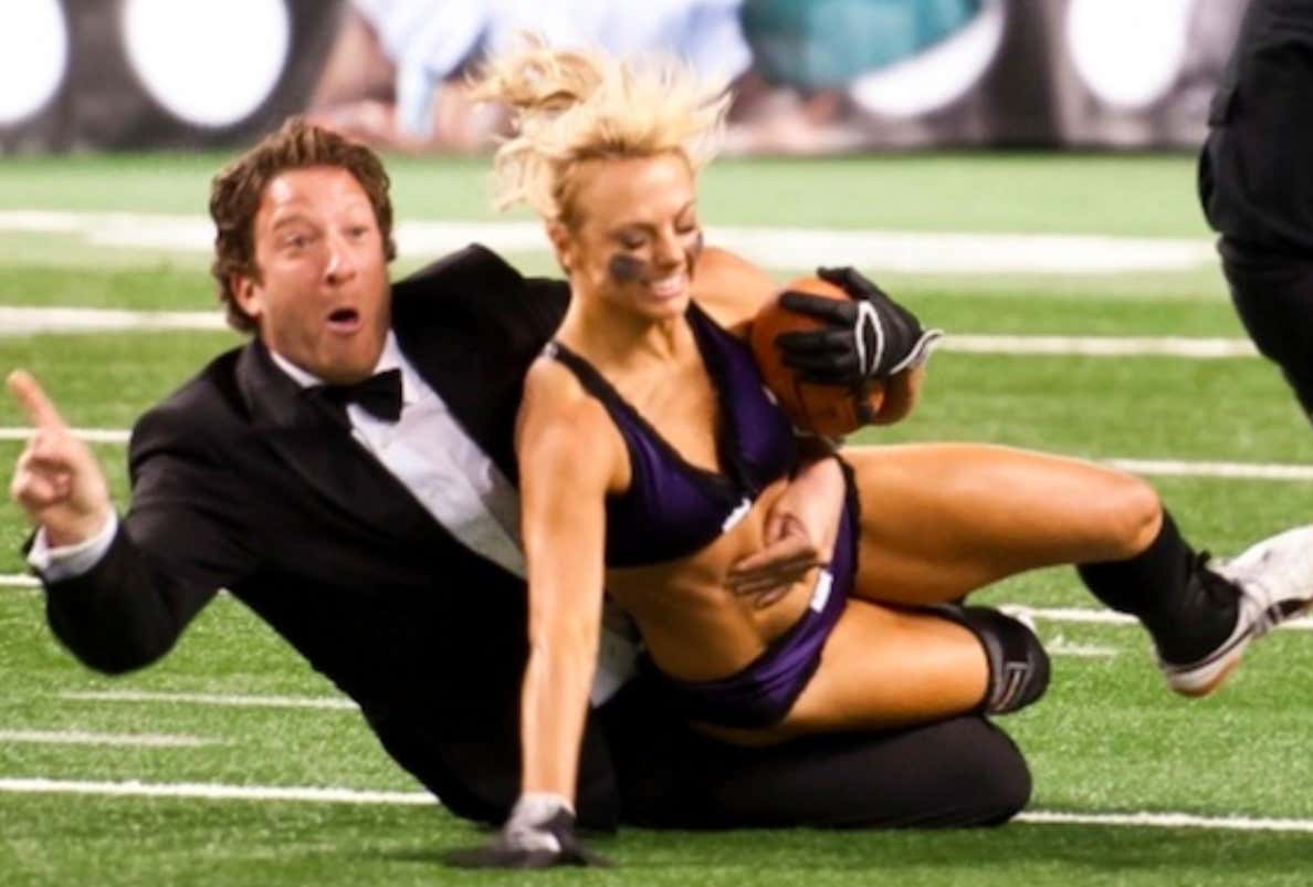 No Sports.  No Problem.  Tbt To The Time I Put A Perfect Open Field Tackle On A Lingerie League Football Player.