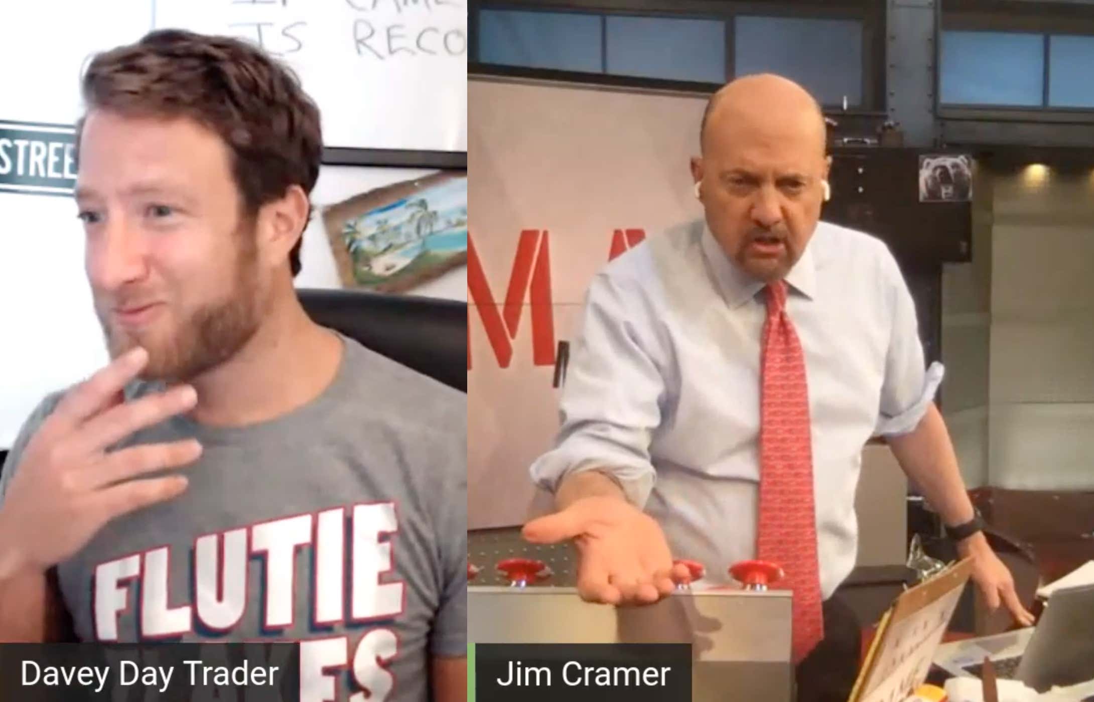 Jim Cramer Joins Davey Day Trader - March 24, 2020