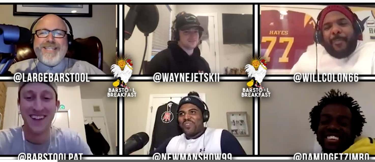 Zah Makes His Triumphant Return To Barstool Breakfast Barstool Sports