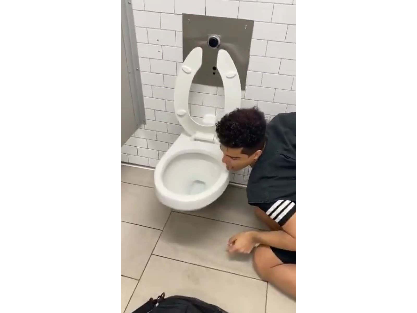 Youtuber Who Licked A Toilet Seat For The CoronaVirusChallenge Tests