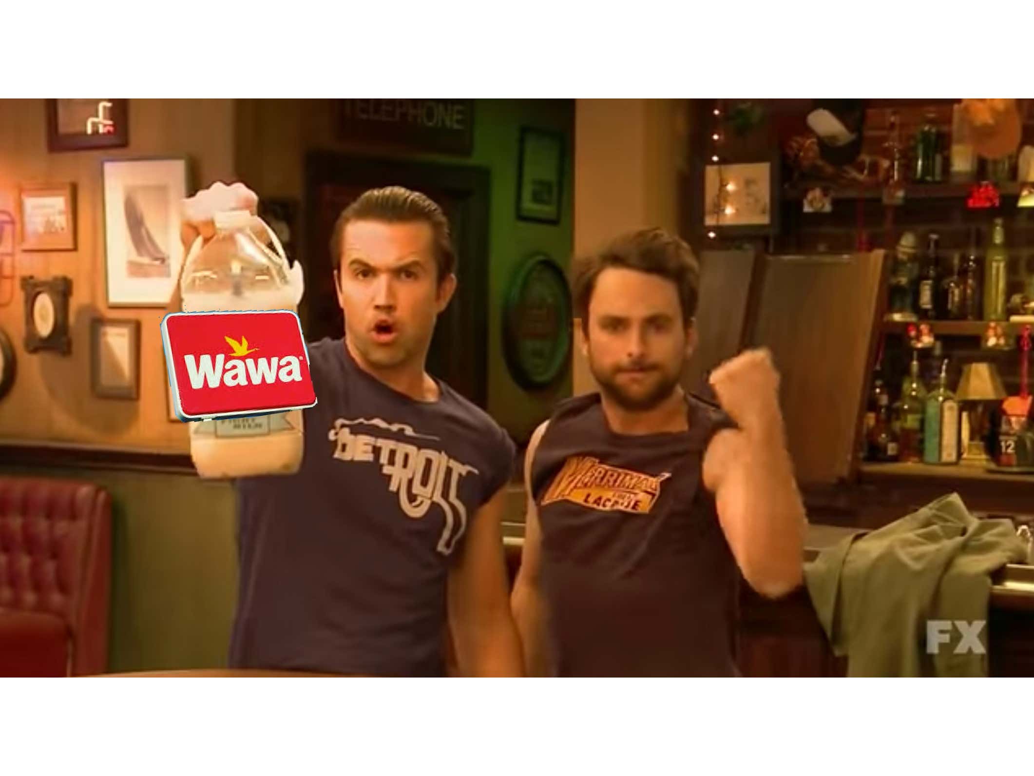 It's Business As Usual In Philly As We Have People Using Wawa Signs As