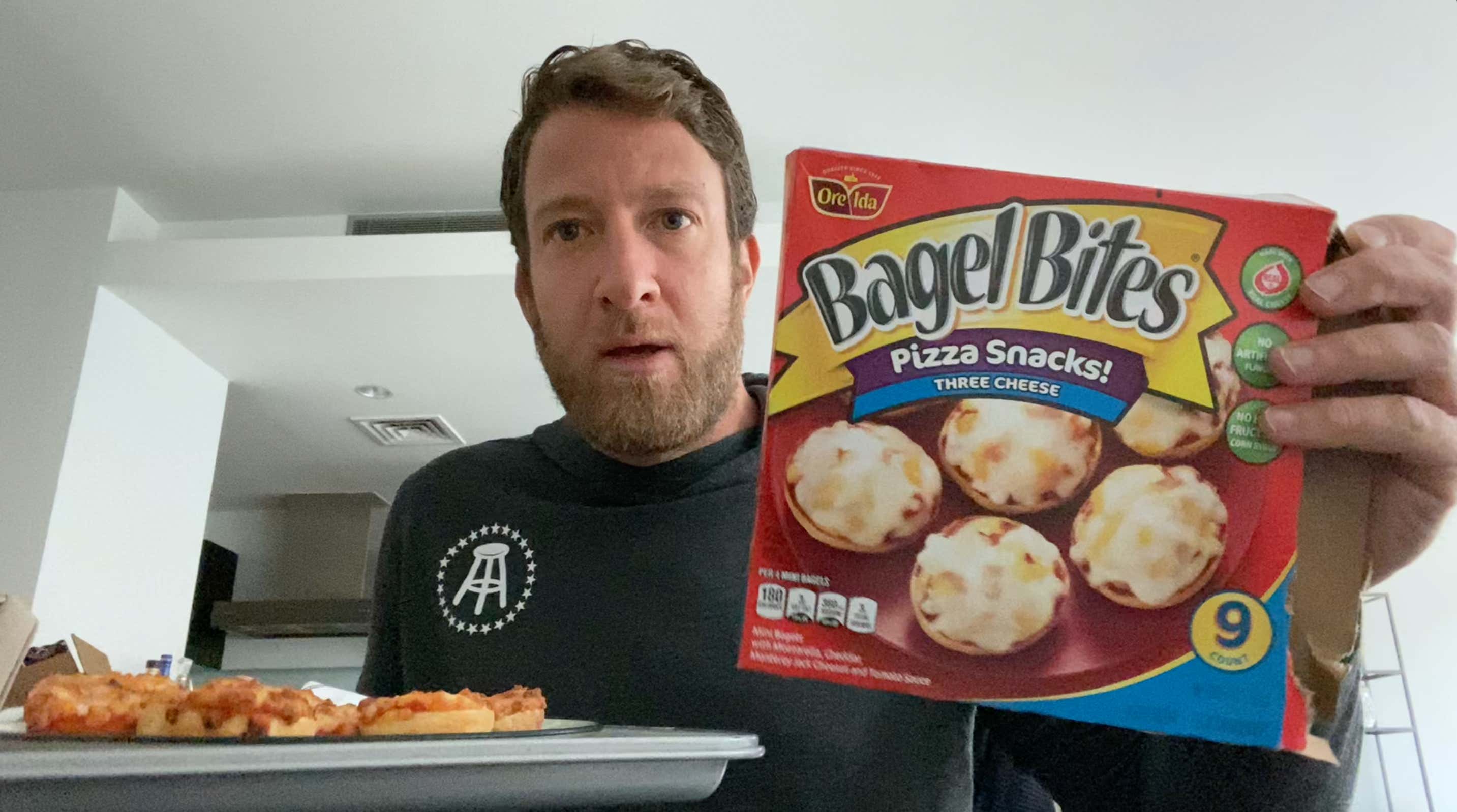 Barstool Frozen Pizza Review - Bagel Bites