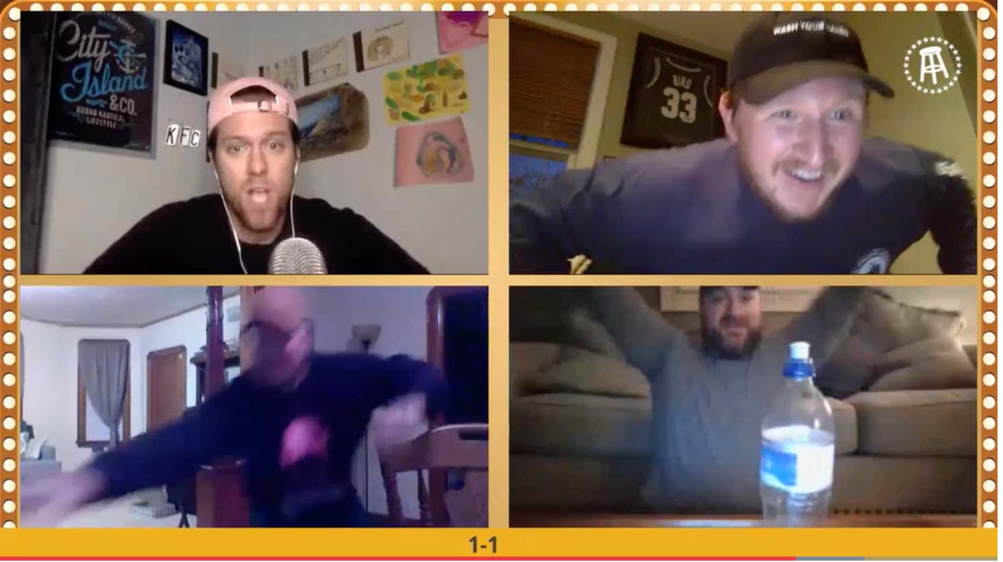 A Fall River, MA vs Buffalo, NY Showdown In "Bat Flips" On Social Distancing: The Game Show