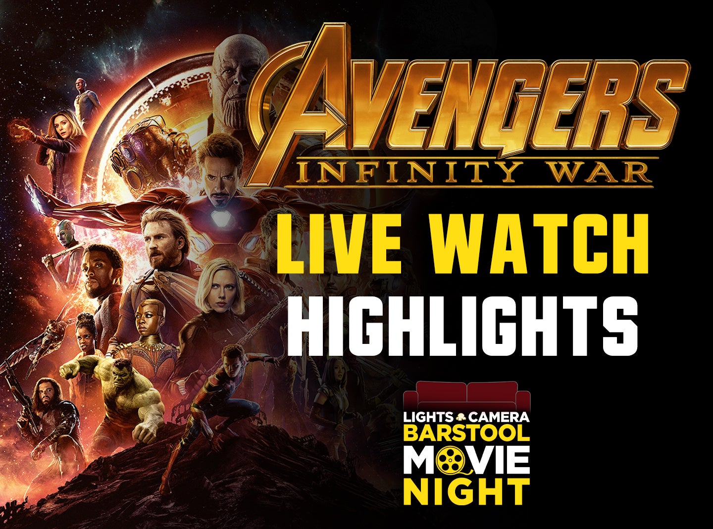 Highlights From A Hilarious Avengers Live Watch With Rone, Trill Withers And More...