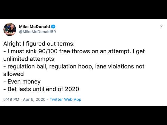 Prop Bet - Can Someone Who Has Never Played Competitive Basketball Make 90/100 Free Throws By The End Of The Year?