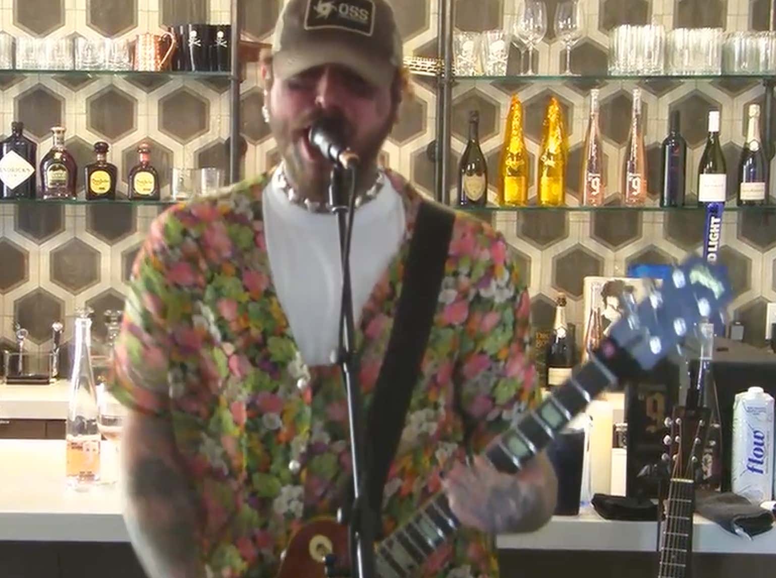 Post Malone & Travis Barker Just Tore Down The House With Their Nirvana