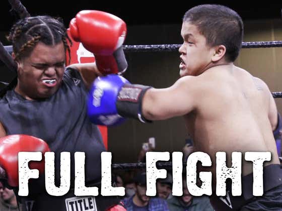 Throwback To Our 4'2'' vs 4'3'' Lightweight Title Fight From Providence...
