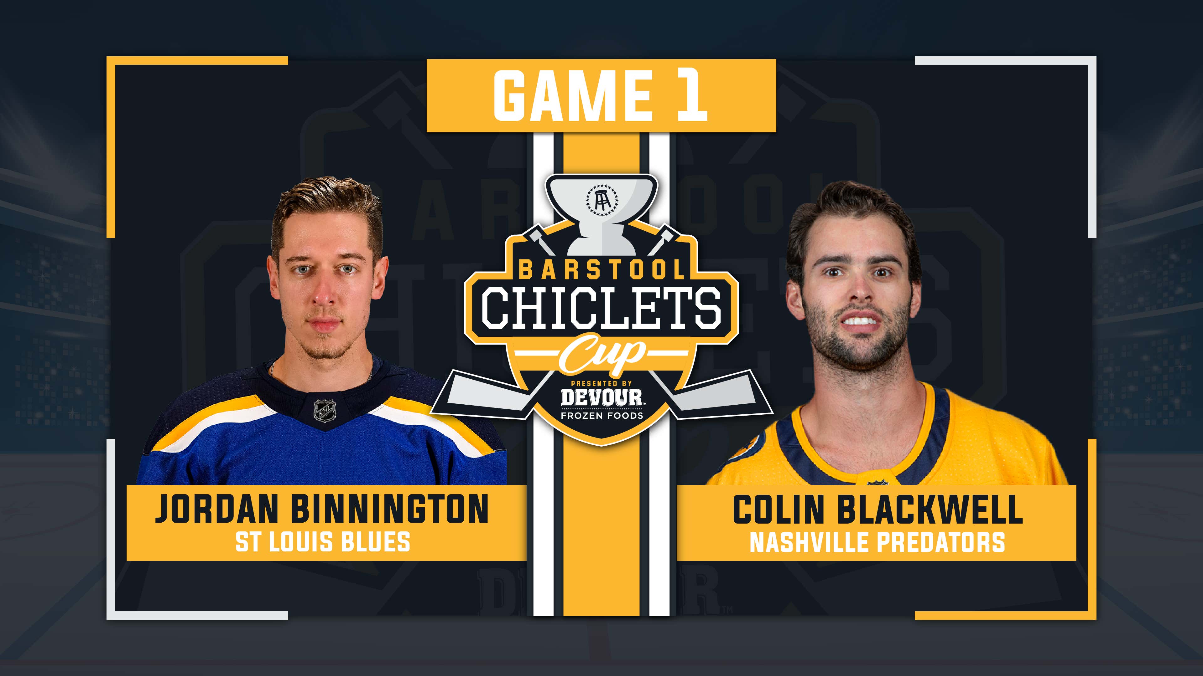 It's Jordan Binnington Vs Colin Blackwell In Game 1 Of The Barstool