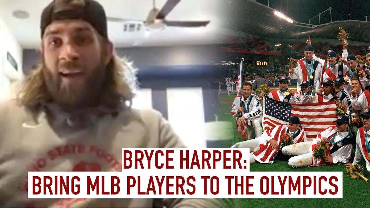 Bryce Harper's Plan To Grow The Game? Send MLB Players To The Olympics