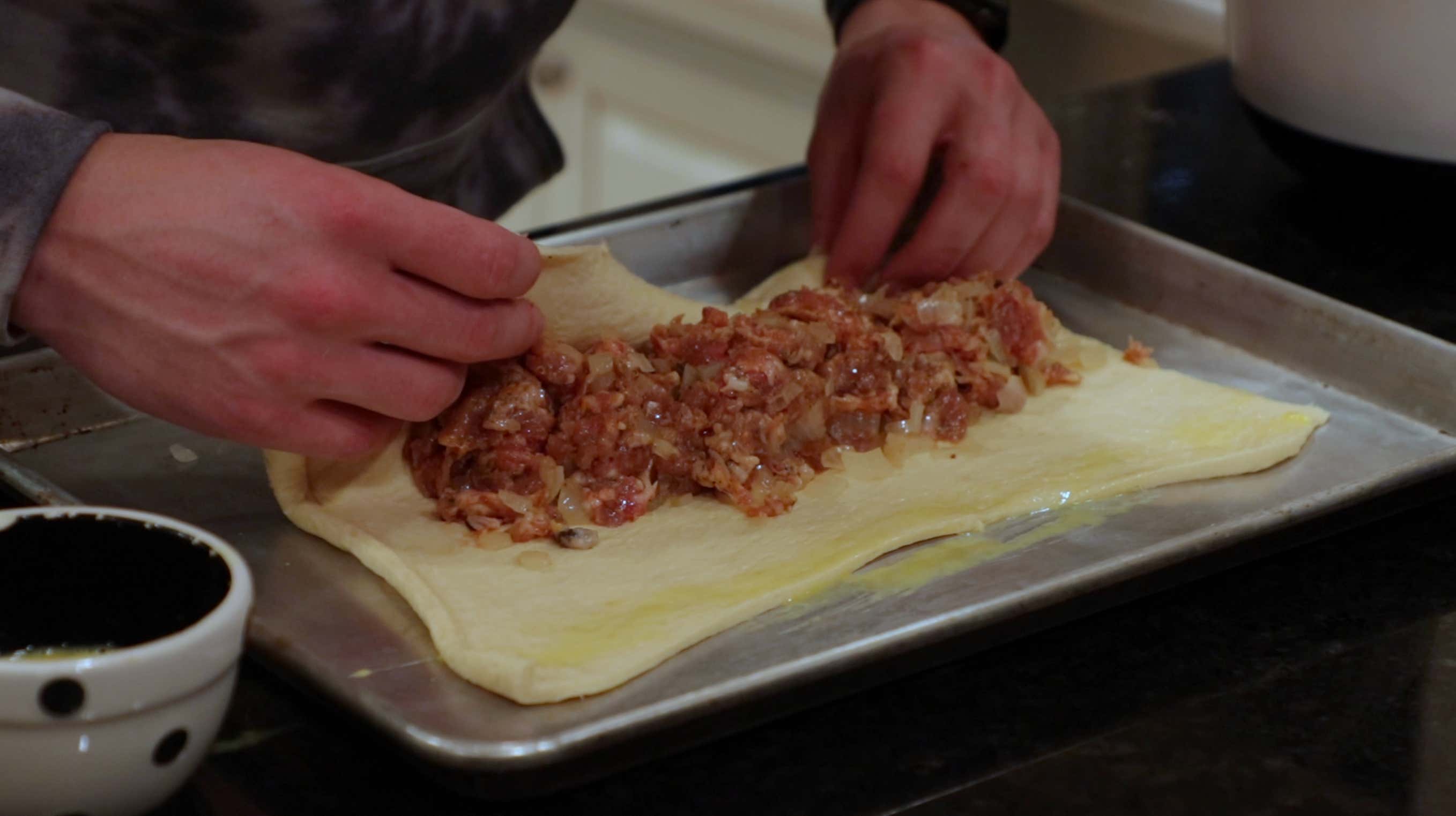 Sausage Pastry Pie | The Quarantine Cook