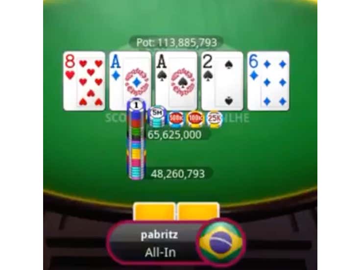 This Is One Of The Sickest Hands You'll See Playing Heads Up For Nearly $1,000,000