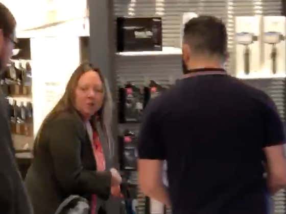 A Karen In Her Element. Nobody Is Safe