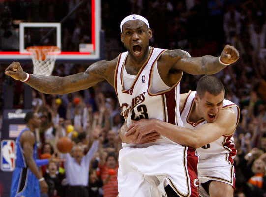 11 years ago today, LeBron hits a buzzer-beater three in Game 2 of the Eastern Conference Finals