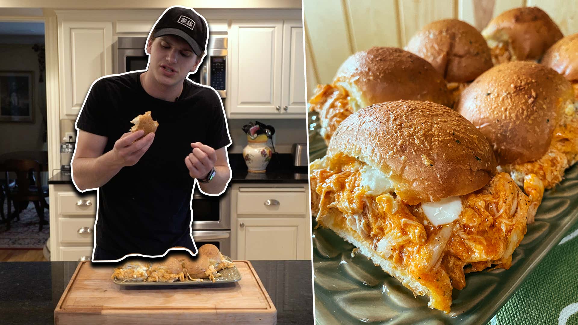 Buffalo Chicken Sliders | The Quarantine Cook
