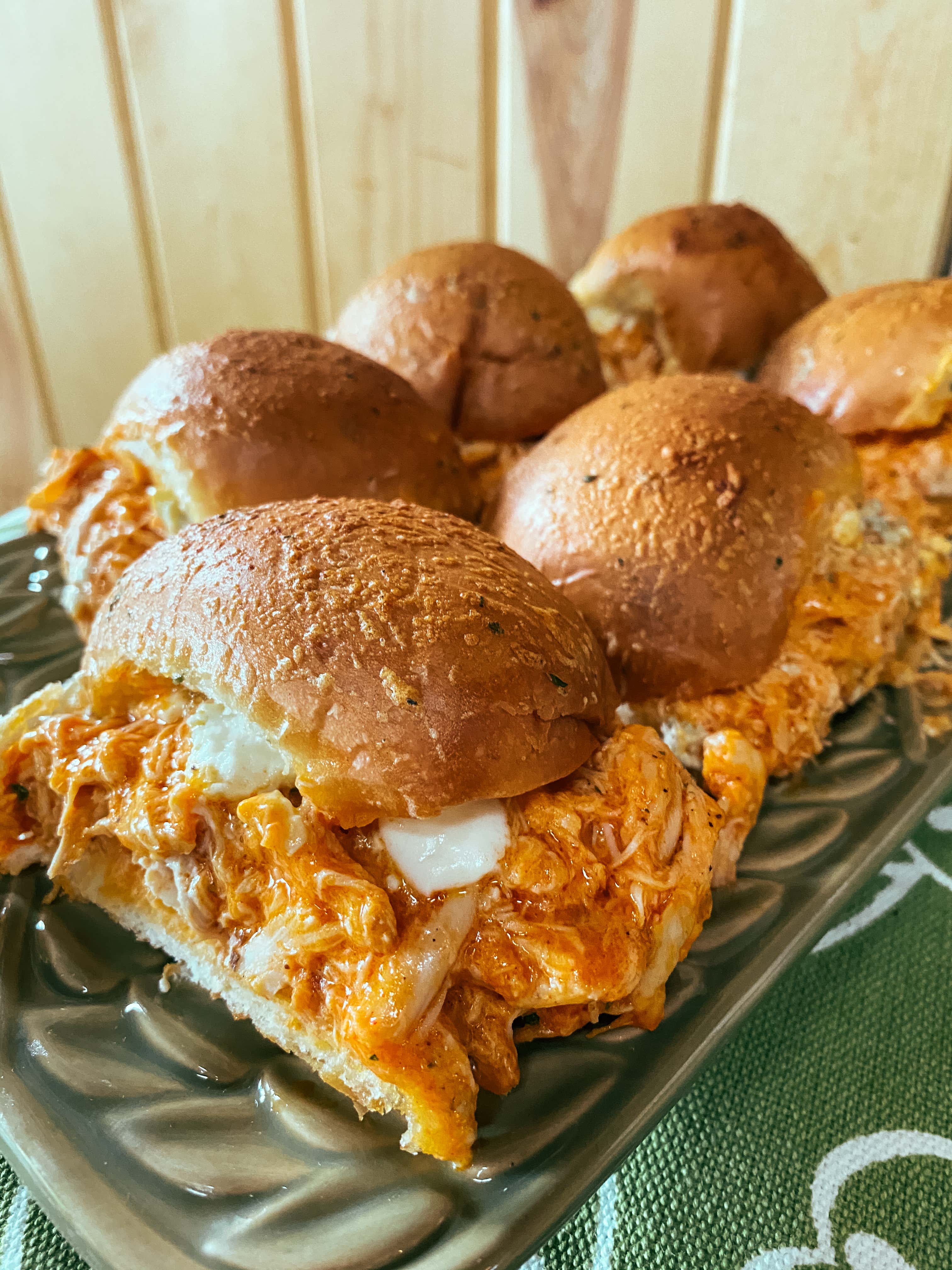 Buffalo Chicken Sliders | The Quarantine Cook