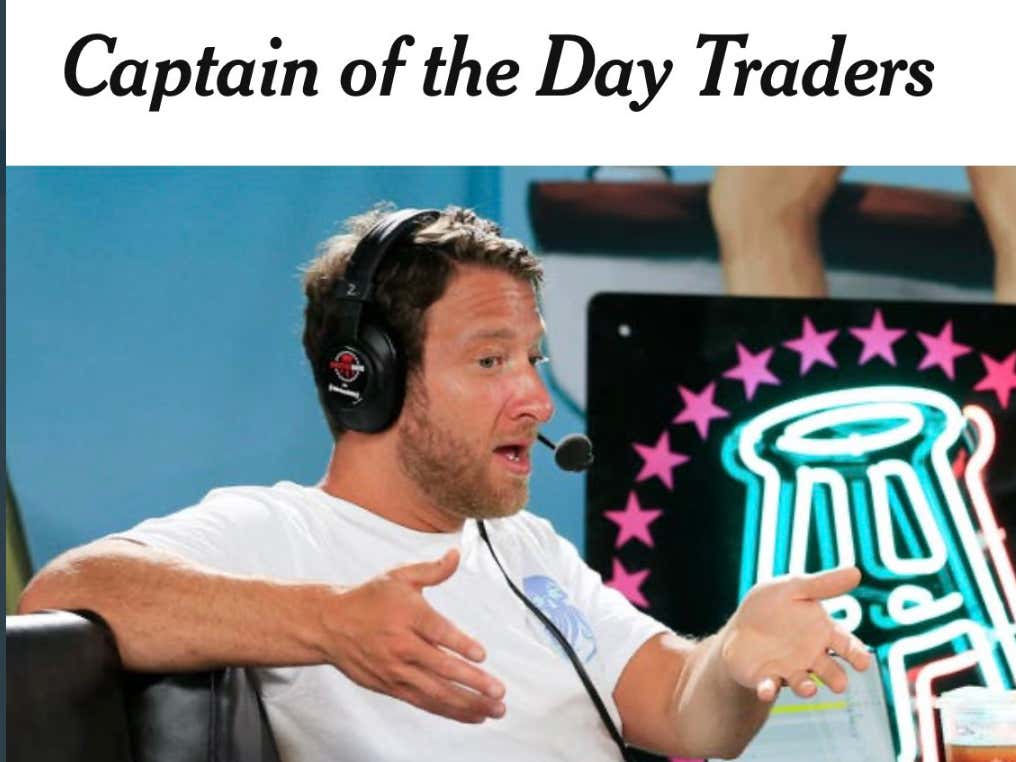 Wake Up With Dave Portnoy Captain Of The Day Traders Barstool Sports