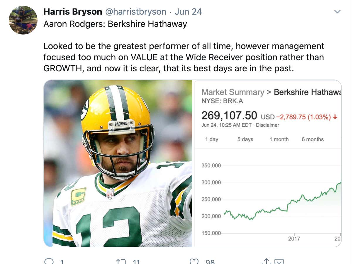 NFL Quarterbacks As Stocks. A Thread. Barstool Sports