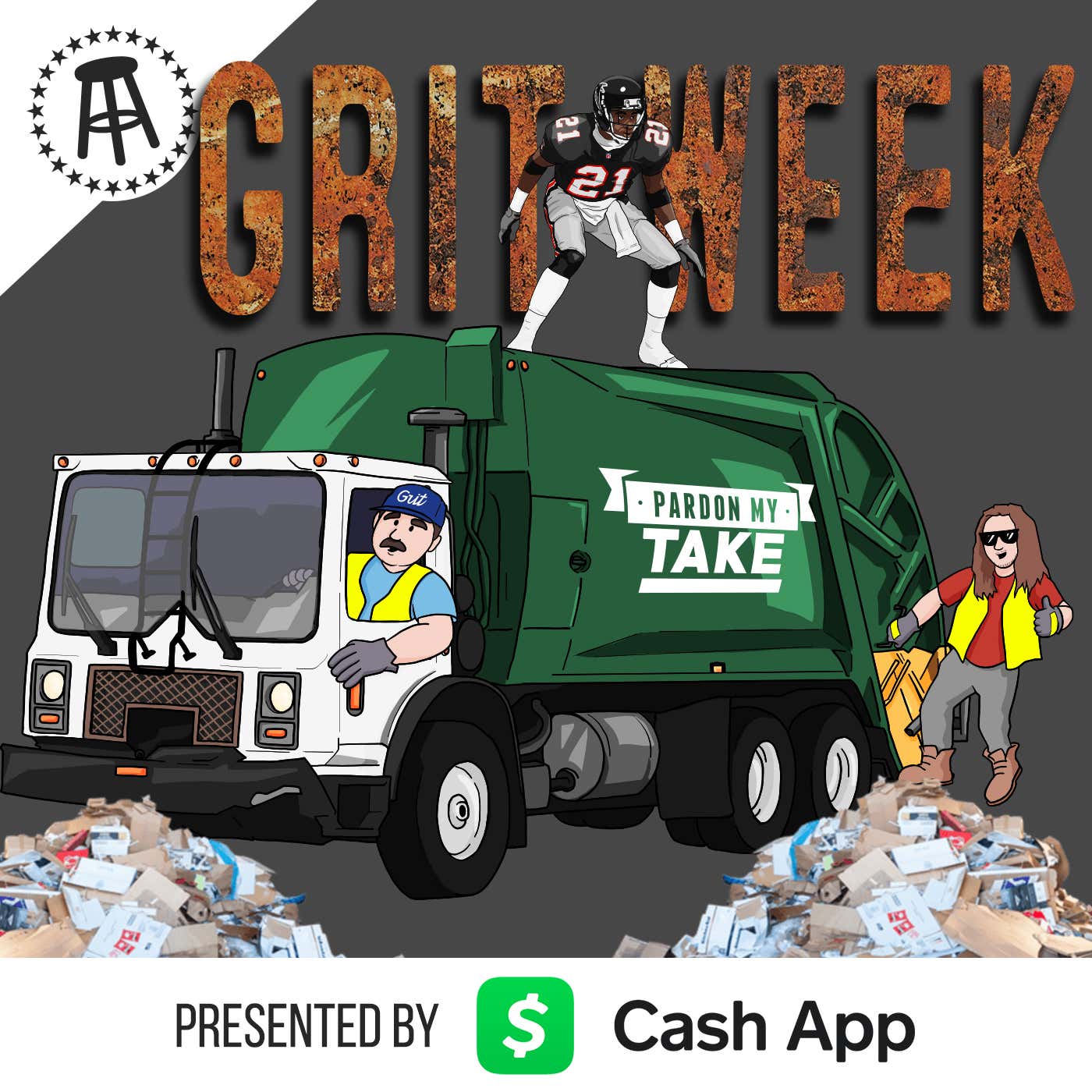 Grit Week - Deion Sanders, An NYC Garbage Man, And Monday Reading Sequel Waffle House Fight Guy episode artwork