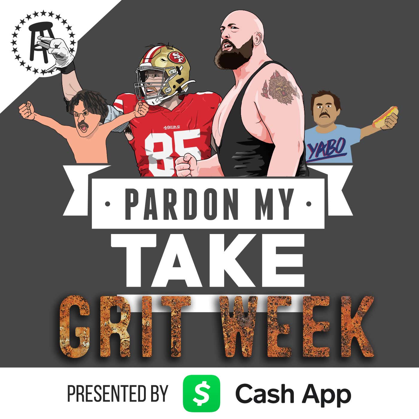 George Kittle, The Big Show, Grit Week 2020 Livestream & Spongebob Table Read episode artwork
