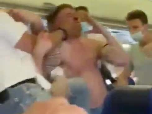 A Brouhaha Broke Out On An Airplane Because Two Guys Refused To Wear A Mask On A Flight To Ibiza