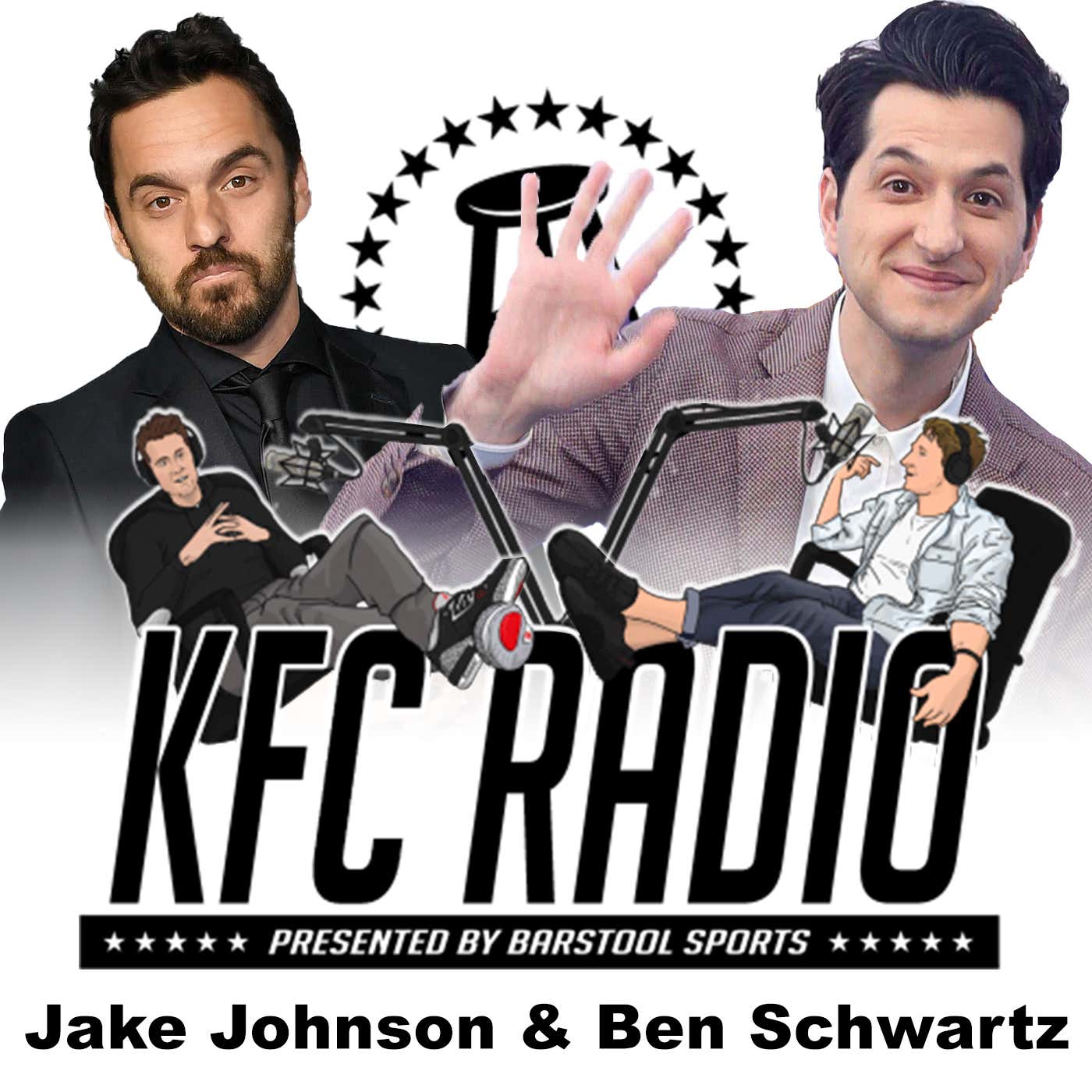 Jake Johnson, Ben Schwartz, WAP Deep Fake, and Hot 9 Year Olds episode artwork
