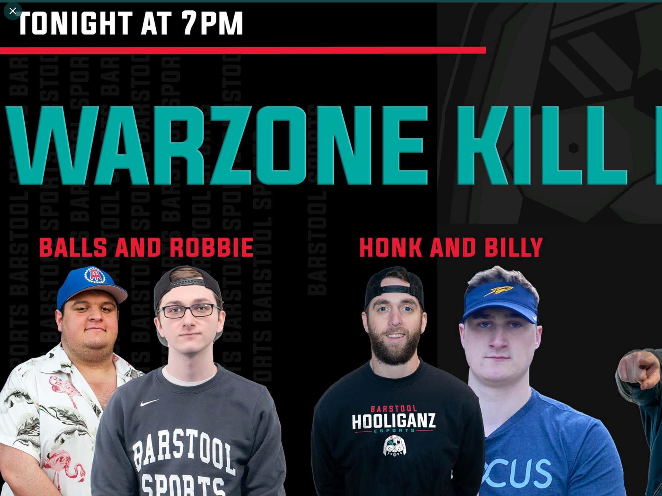 HONK RETURNS TO VERDANSK Barstool Warzone Duos Killrace To The Death