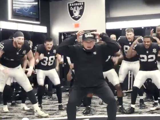 I Could Watch Jon Gruden Lead The Raiders Locker Room Dance Celebration All Damn Day