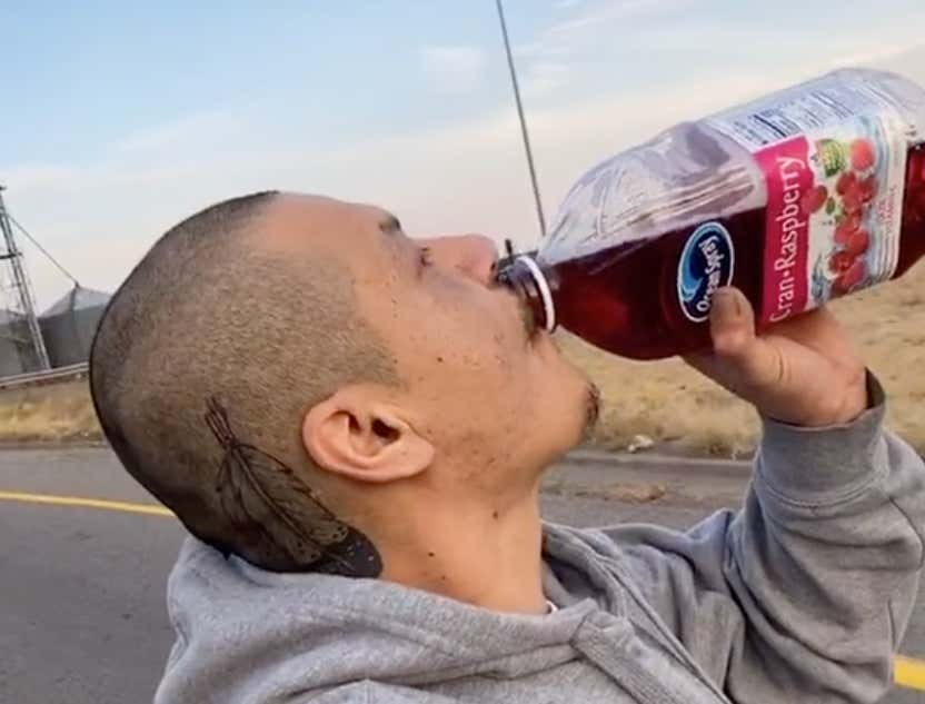 The Fleetwood Mac Cranberry Juice Guy Just Got a Brand New Truck From Ocean Spray Barstool Sports