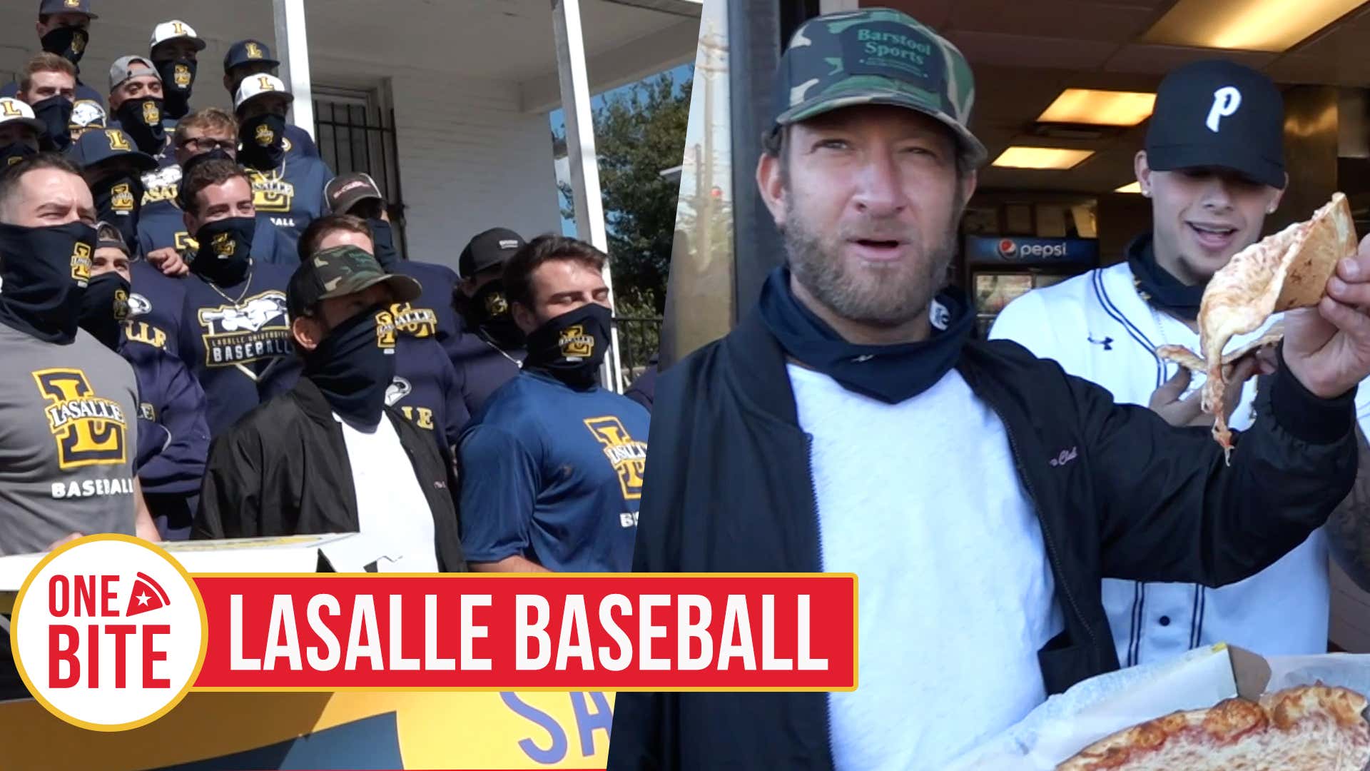 Barstool Pizza Review - Explorers Den (Philadelphia, PA) With The LaSalle Baseball Team