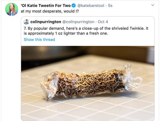 Man Finds 2012 Twinkies Box In Basement, Bravely Bites One, Scientific Venture Ensues
